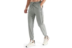 HIFEOS Pantaloni Sportivi Uomo Pantaloni Tuta Uomo con Tasche con Cerniera Asciugatura Rapida per Jogging Allenamento Uso Quotidiano