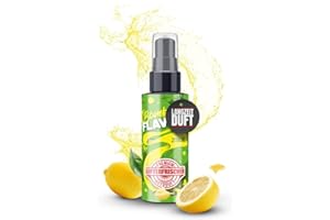 ‎SHINYCHIEFS ShinyChiefs FLAVOUR BOMB Zitrone - Autoduft mit Zitrone-Geruch - Premium Lufterfrischer und Auto Parfüm für den Innenraum, neutralisiert Gerüche im Auto, hochergiebig, Pumpsprühflasche, 50ml