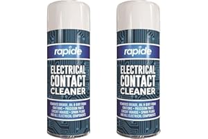 DIOXSTAR Electrical Contact Cleaner, Removes Grease, Oil and Dirt from Ignitions, Circuit Boards, Spark Plugs and All Electrical Components, Easy to Spray, 200ML (2)