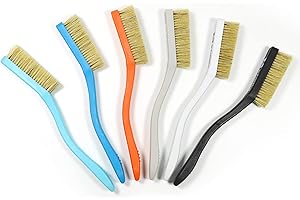 TWO STONES Cepillo de Escalada y Bouldering con cerdas de Pelo firmes Naturales y Mango Duradero, Cepillo de Tiza de Escalada diseñado para el máximo Rendimiento en la Pared de Escalada Interior o Exterior