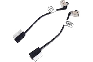 ANNESA Fleshy Leaf DC Power Jack Harness Cable Replacement for Dell Inspiron 15 3593 3959 5593 14 5493 17 3793 4VP7C 04VP7C Series DC301016G00 DC301015T00 DC301015Q00