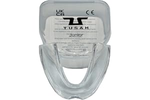 VADER SPORTS EST.2001 WITH YOU ALL THE WAY Tusah Boil & Bite Mundschutz für Kinder/Erwachsene, formbarer Mundschutz mit Etui für Boxen, MMA, Rugby, Kampfsport, Judo, Karate, Hockey (Erwachsene ab 12 Jahren, transparent)