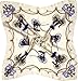 Produktbild Blue Cream Carriage Print Kleiner Dicker Seidenschal