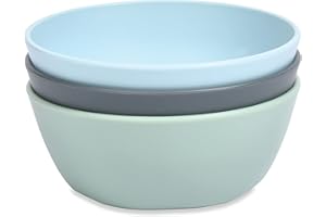 Tiny Twinkle Tableware 3 Pack Dish Set- BPA-Free Cups, Plates and Bowls Sets for Kids and Toddlers - Polypropylene Plastic Dinnerware Set