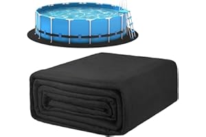 Fnaekier 12FT Round Pool Liner Pad, Round Pool Liners For Above Ground Pools, Padding Pool Ground Pad Above Ground Pool Liner, Prevent Punctures And Extend The Life Of Swimming Pool Or Hot Tub Liner