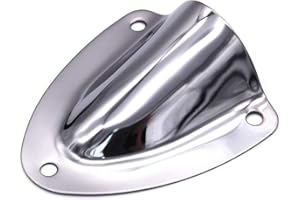 POFET Lot de 2 grilles d'aération en Acier Inoxydable pour Bateau,Couvercle d'évent de câble Passe-câble à Travers Le matériel du Couvercle de Protection