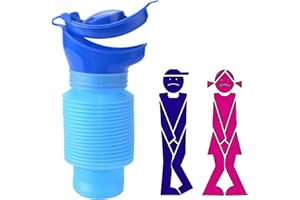AIBAOBAO Urine Bottle, Portable Mobile Toilet Potty Pee Urine Bottle, Reusable Male Female Leak Proof Emergency Urinal for Camping Car Travel Traffic Jam and Queuing