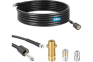 Nutkit rörrengöringsset, 10 m rörrengöringsslang-set med M22-adapter