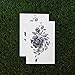 Tattify Rose Temporary Tattoo - Shakin' Like a Leaf (Set of 2)