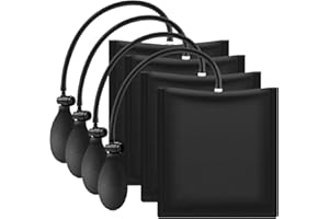 PVFZXS 4 Stück Montagekissen, Luftkissen, Hebekissen, Luftkissenheber Belastung bis 200kg, Montagekissen Luftkissen für Die Türfenstermontage und Autoreparatur Montagehilfe