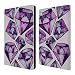 Produktbild Offizielle Cat Coquillette Amethyst Tätowierungen Aquarell Edelsteine Brieftasche Handyhülle aus Leder für Apple iPad Pro 9.7