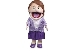 ''Sarah'', 14In Glove Puppet, Peach -Affordable Gift for your Little One! Item #DSPU-SP3401 by Silly Puppets