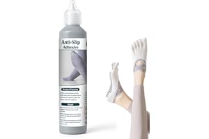 DINGSEN Sock Stop, Sockenstopper Flüssig, Sockenstopper für Wollsocken - 100 g Grau, Waschbar, Latexfrei, mit Präzisionsspitze, Socken Stopper Flüssigkeit für Erwachsene, Senioren & Haustiere