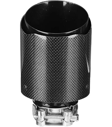 Embouts D'échappement Doubles En Inox - Entrée 63 Mm, Sortie 76 Mm, Longueur 160/220 Mm, Pour Personnaliser Votre Voiture - 2