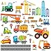 Produktbild Decowall DW-1612 Bau Baustelle Transporte Autos Fahrzeuge Wandtattoo Wandsticker Wandaufkleber Wanddeko für Wohnzimmer Schlafzimmer Kinderzimmer