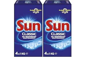 SUN - Sel Regénérant 4Kg - Lot De 2