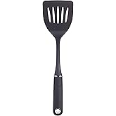 MasterClass Slotted Turner, Heat Resistant Non-Stick Fish Slice, Durable and Easy to Clean, 35.5 cm (14''), Black