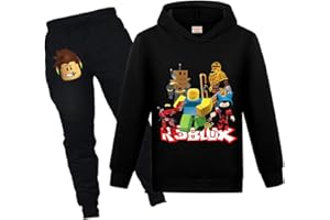 ZhanQuan Unisex Kids Tracksuit Hoodie Jogging Pants Casual Boys and Girls Clothing