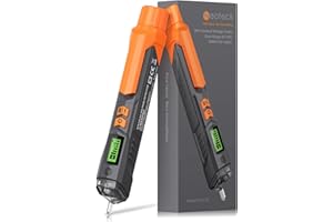Neoteck Non Contact Voltage Tester 12-1000V/48V-1000 Adjustable Sensitivity AC Voltage Detector Pen Live/Null Wire Tester With LCD Display Buzzer Alarm Wire Breakpoint Finder