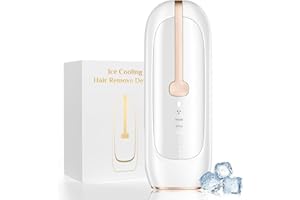 SALLOOT Depiladora Luz Pulsada para Mujeres y Hombres, Indolora Sapphire Depiladora Laser, Alternativa a la Depilación en Salón, Enfriamiento Efecto Hielo, Resultados Duraderos, para Cara, Cuerpo, Bikini