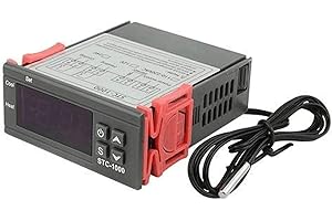 XINGYHENG BGTXINGI STC1000 DC 110 V220 V 10 A Microordinateur Affichage numérique Thermostat Interrupteur de contrôle 2 relais de sortie chauffage et capteurs de température