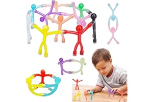 YISKY Giocattoli Magnetici Mini Persone, 20 Pezzi Giocattoli Magnetici Mini Uomo, Mi-ni Personaggi Magnetici Giocattoli, Mi-ni Man M-agneti Colorati Magneti, Gomma Humanoid M-agneti per Ufficio Cucina