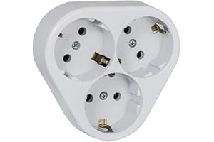 LATRANS Potrójne podtynkowe gniazda wtykowe z zestykiem ochronnym do zabudowy, IP20 (5301)