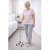 MedPride Tripod - Quatripot 4 Ayaklı Denge Bastonu - Al&uuml;minyum