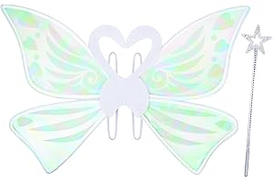 Orgoue Feenflügel Erwachsene, Feenflügel Kinder, Feen Flügel Damen Feenflügel Winx Club Kostüm für Karneval Geburtstag Halloween Weihnachten Themed Party