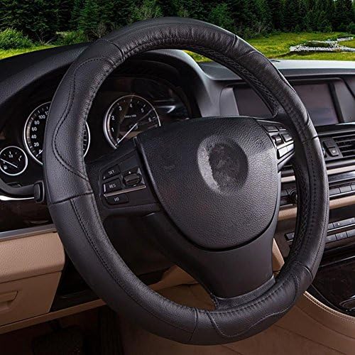 PENG Summer leather steering wheel set soda tower Elantra movement IX35 Tucson leather handle sets , 4