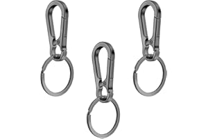 vgggrd Moschettone in Lega di Alluminio, Moschettone Rimovibile Multifunzionei per Campeggio/Trekking/Zaino/Tenda/Corda ECC