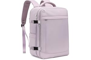 Yankony Sac a Dos Voyage Cabine Avion 45x36x20 pour Easyjet Bagages Cabine 40x20x25 avec Pochette Antivol Sac de Voyage Femme Résistant à l'eau Valise Bag Main 30 L Sac à Dos pour Ordinateur Portable