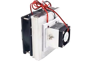 Yrhrol Mini Air Conditioner DC 12V DIY Thermoelectric Peltier Refrigeration Cooling System Heat Sink Conduction Module Semiconductor Fridge Refrigeration Cooling System DIY Kit