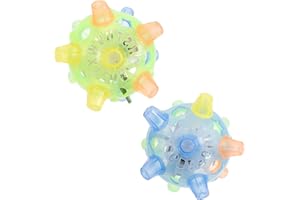NAMOARLY 2pcs Dancing Ball Toy Flash Toys Bumble Ball Toys for Kids Light up Balls Music Shake Dancing Ball Music Dancing Ball Kid Toys Jumping Ball for Kids Shine Child Bouncing Ball