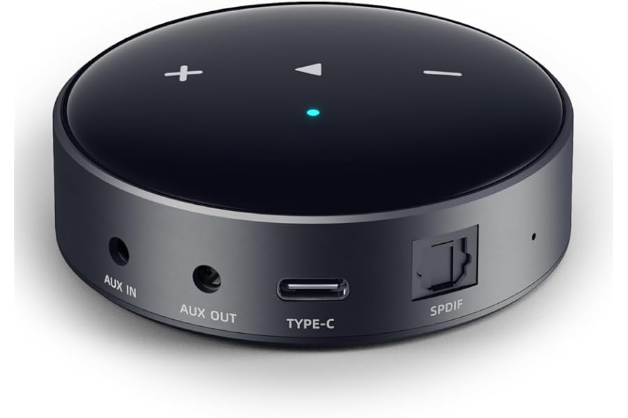 WiiM Mini AirPlay 2 Wireless Audio Streamer, Multiroom Stereo, Preamplifier, Works with Alexa and Siri Voice Assistants, Stream Hi-Res Audio from Amazon Music, TIDAL and more