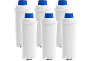 AquaHaven Wasserfilter Ersatz für Delonghi Kaffeemaschinen (6 Stück) - Kompatibel mit Delonghi Magnifica S, Dinamica, Eletta Explorer, ECAM, ETAM, BCO, DLSC002 Filter - Wasserfilter für Kaffeevollauto
