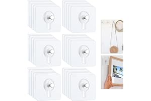 dabinzhijia 30 Stück Bilderhaken Selbstklebend, Transparent Klebenagel Bilder Aufhängen Ohne Bohren, Bilderaufhänger zum Kleben, Klebenägel Wand für Bilderrahmen, Fotos, Poster, Dekorative Gemälde