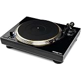 Reloop TURN 5 | Y&uuml;ksek Torka Sahip Kuvars Kontroll&uuml; Analog HiFi Direct Drive Turntable | Pikap | Plak &Ccedil;alar | Ortofon 2M Red 
