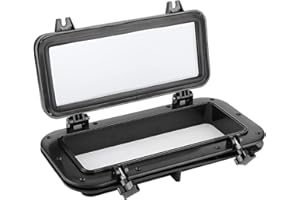 BigKing Hublots de Yacht, 4mm Ouverture hublots rectangulaire hublots en Verre trempé fenêtre résistant aux ultraviolets pour Bateau Yacht 400x200mm