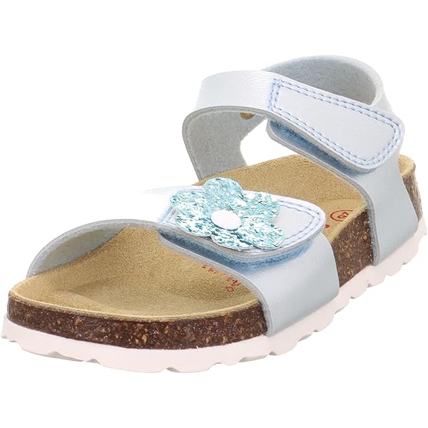 Sandali Bambina Superfit Sparkle Sandali Bambine - Pelle Scamosciata Con Chiusura Strappo Sandali Velcro Superfit Sparkle