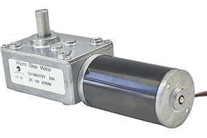 CHANCS Getriebemotor DC 12V 80RPM Selbstsperrender Umkehrbarer Getriebemotor für Spielmaschinen, Tissue-Maschinen