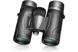 SLOKEY DISCOVER THE WORLD Lornetka 8x32 dla dorosłych - bardzo lekka, mała i kompaktowa, o doskonałej jakości optycznej, zapewniająca przez wiele godzin wyraźny i jasny obraz HD. W 100% wodoodporna. Idealna do obserwacji ptaków, wędrówek i gier sportowych.