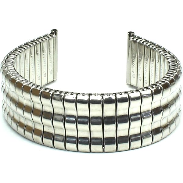 Sulla Rowi Fixoflex S Bracelet de montre en acier inoxydable L316 Doré 22 mm Fabriqué en Allemagne Emballage origan