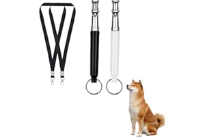 YUEJIESELECTED 2-Stück Hundepfeife Rütter Rückruf,Lautlose Hundepfeife Hochfrequenz Lautlos,Erziehungshilfen für Hunde Pfeifen,Hundetraining Hundepfeifen,Hilfsmittel Pfeife Hund Rückruf,Ultraschall-Hundepfeife (3A)