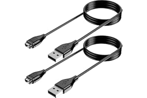 AK Ładowarka do Garmin Forerunner kabel do ładowania, 2 szt. Garmin zegarek kabel ładujący USB 100 cm/3,3 ft do Forerunner 935 945 745 45 45S 55 255 245 Music