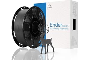 Creality Official Ender 3D Printer Filament 1.75mm PLA Filament, 1KG (2.2 LBS) Spool 3D Printing Materials for 3D Printers Black