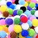 Produktbild ULTNICE 1200pcs sortiert dekorativen Pom Poms Handwerk 1cm Mini-Pompon Pom Poms Dekorationen Mischfarbe