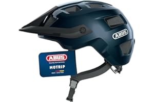ABUS MTB helmet MoTrip - robust bike helmet with height-adjustable peak for mountain bikers - customised fit