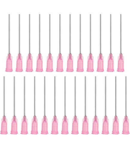 Produktbild von PATIKIL 100x Stumpfe Kanülen 14G 1 Zoll – Lure Lock Dosiernadeln Aus Edelstahl Für Kleber & Öl