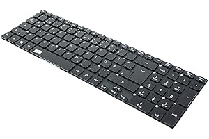 T-ProTek DE - Tastatur Ohne Beleuchtung, Ohne Rahmen ver.1 kompatibel für Acer Aspire E5-771G